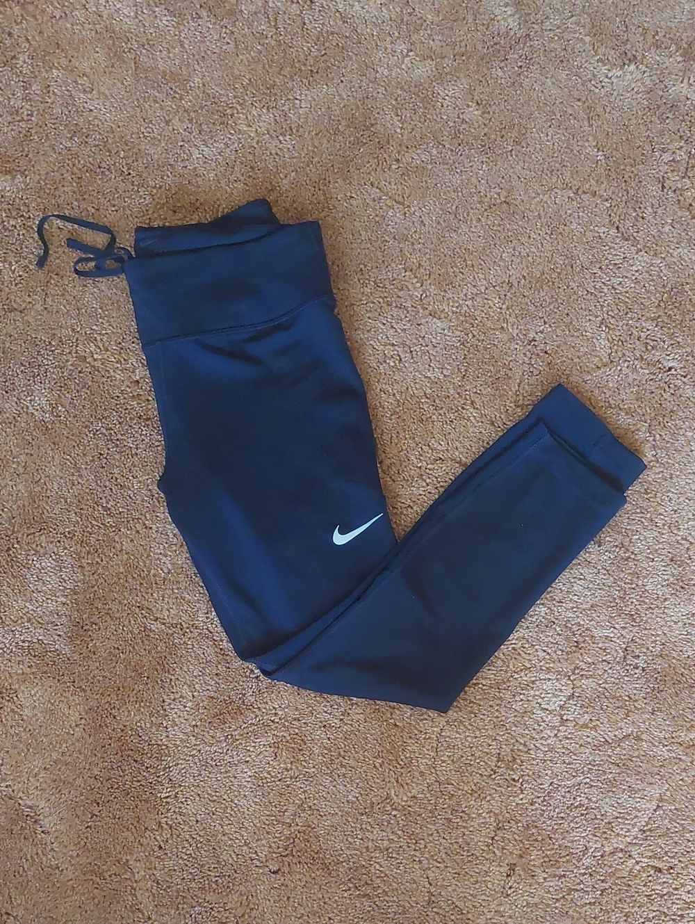 Nike Black Leggings with Reflective Swoosh